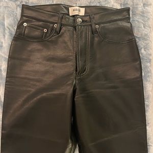 Agolde Leather pants!